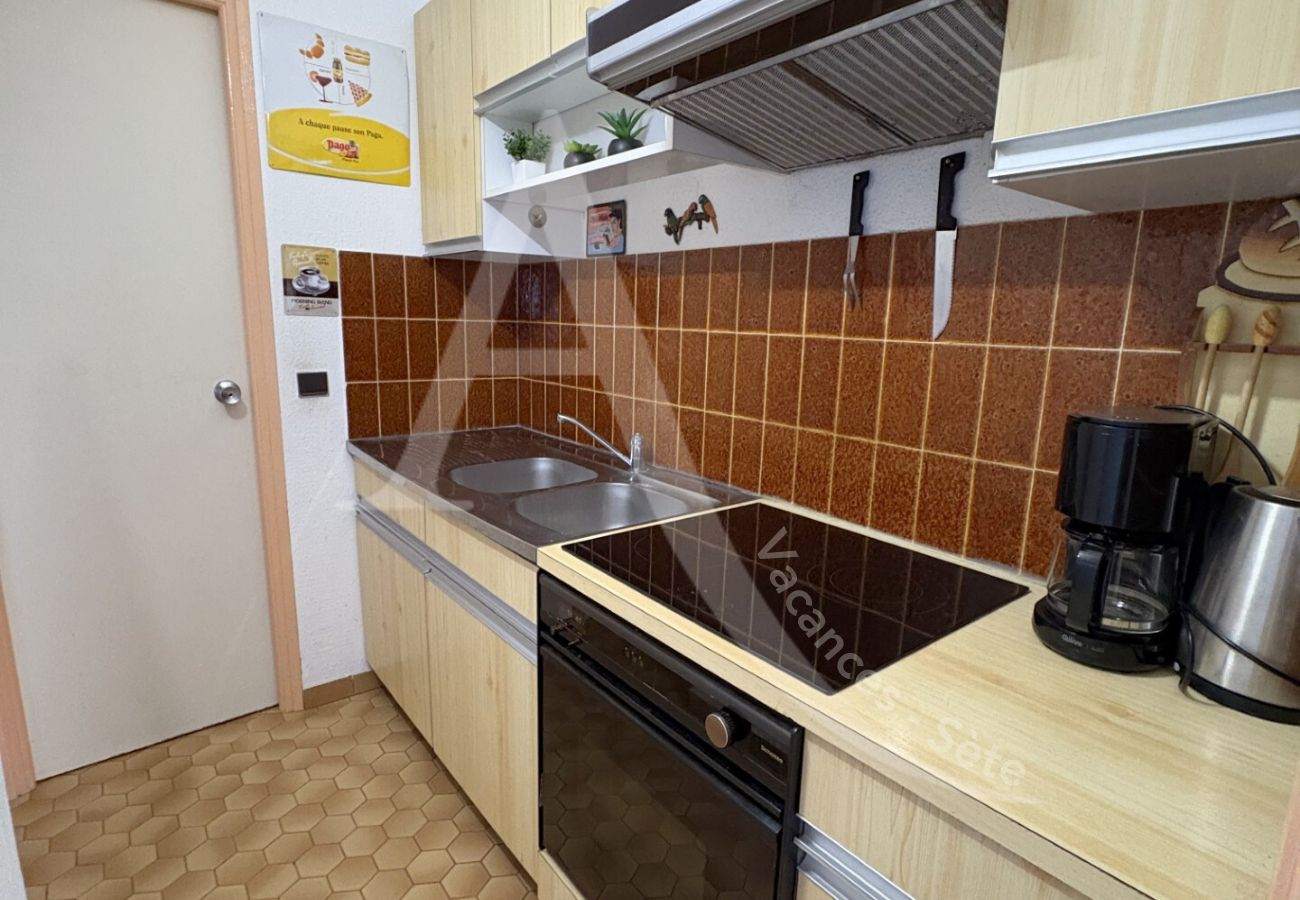 Ferienwohnung in Sète - 244 / T2 VUE MER, PARKING ET LOGGIA