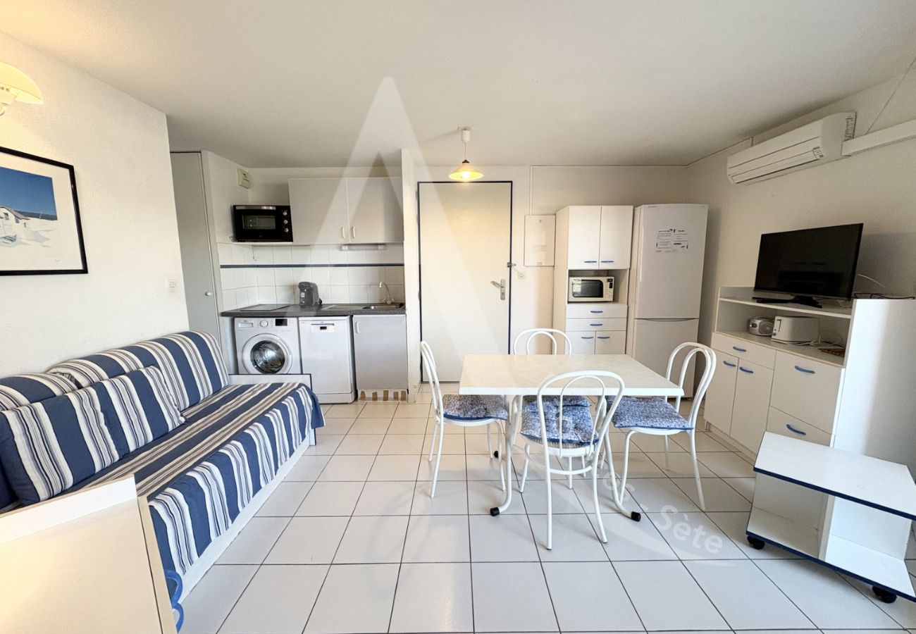 Ferienwohnung in Sète - 308 / T2 AVEC LOGGIA, CLIM SÉJOUR ET PISCINE