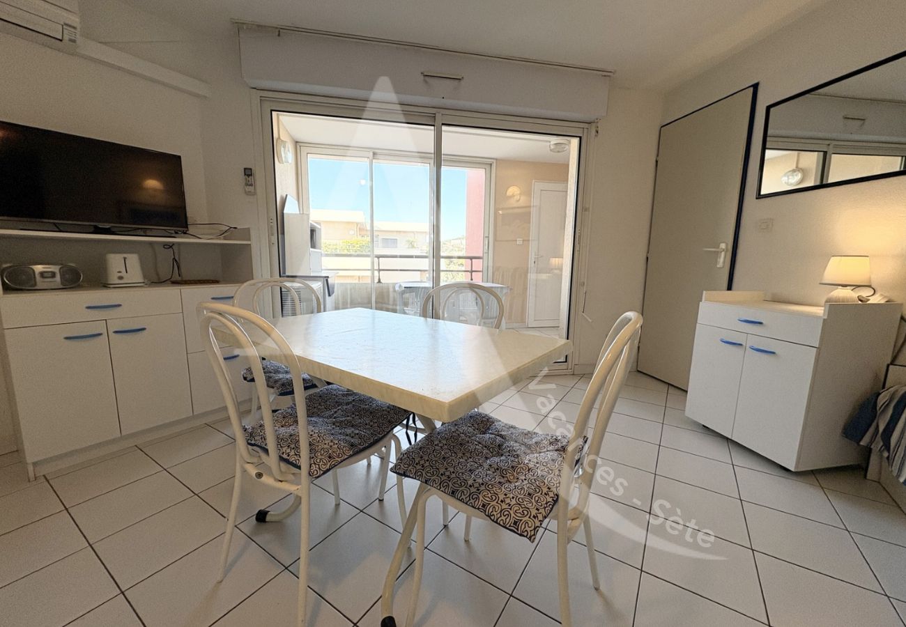 Ferienwohnung in Sète - 308 / T2 AVEC LOGGIA, CLIM SÉJOUR ET PISCINE