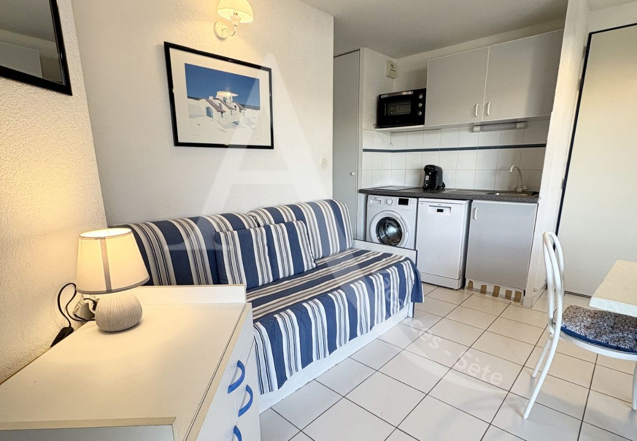 Ferienwohnung in Sète - 308 / T2 AVEC LOGGIA, CLIM SÉJOUR ET PISCINE