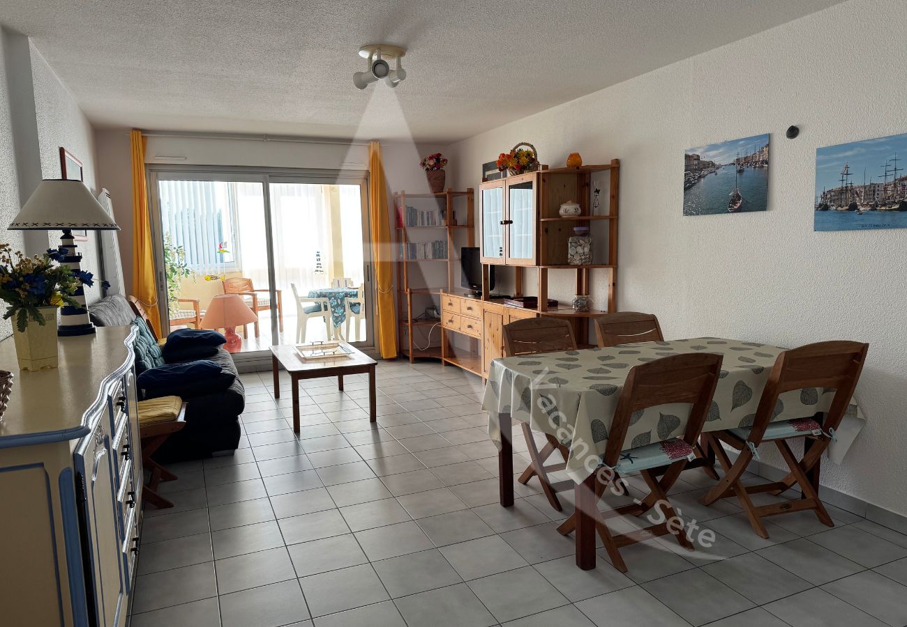 Ferienwohnung in Sète - 276 / SPACIEUX T3 PROCHE PLAGES ET ACCÈS TENNIS