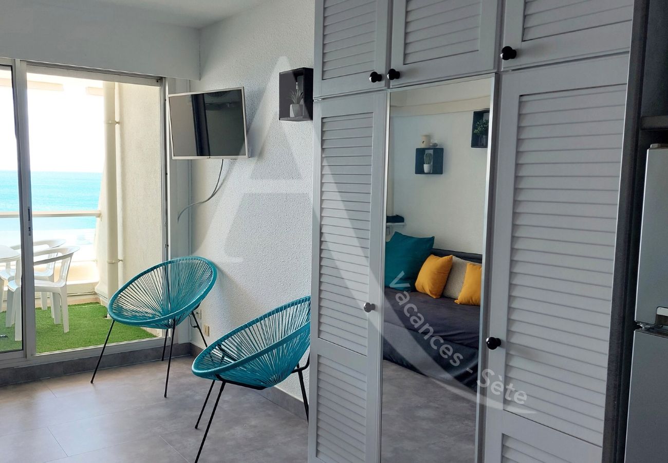 Ferienwohnung in Sète - 145 / T2 VUE MER AVEC PARKING ET CLIM SÉJOUR