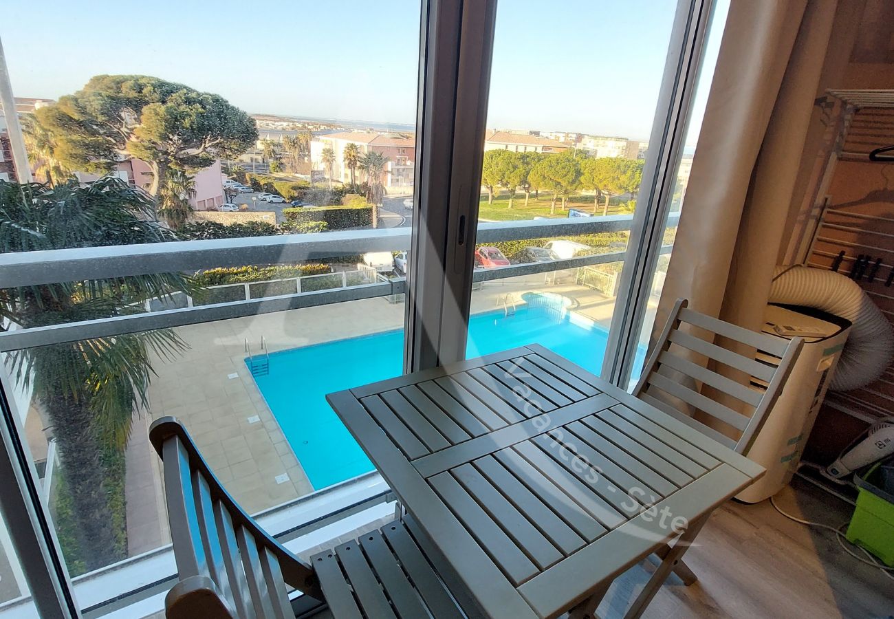 Ferienwohnung in Sète - 432 / T2 AVEC PARKING, PISCINE ET CLIM SÉJOUR