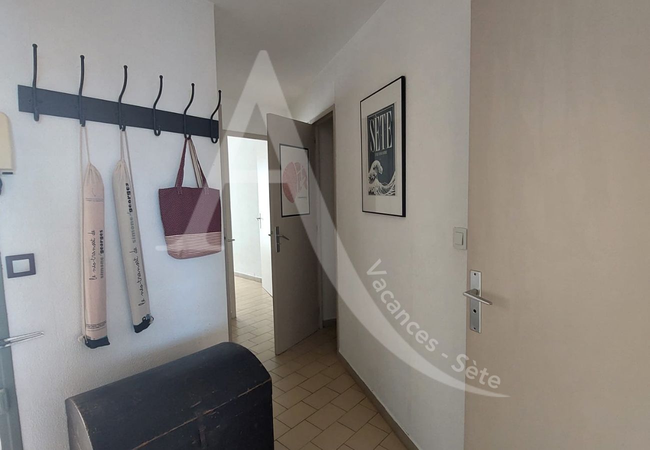 Ferienwohnung in Sète - 220 / SPACIEUX T3 VUE MER AVEC PARKING