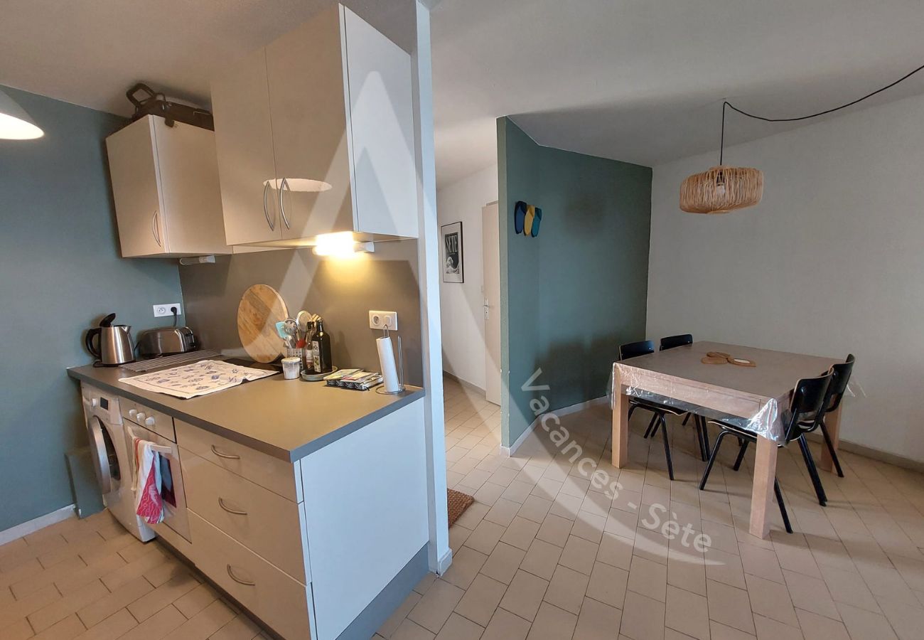 Ferienwohnung in Sète - 220 / SPACIEUX T3 VUE MER AVEC PARKING