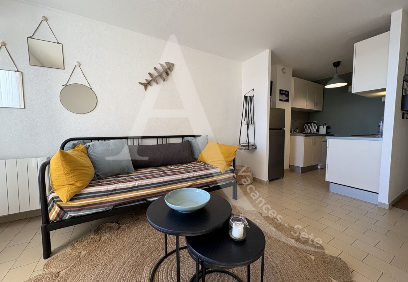 Ferienwohnung in Sète - 220 / SPACIEUX T3 VUE MER AVEC PARKING