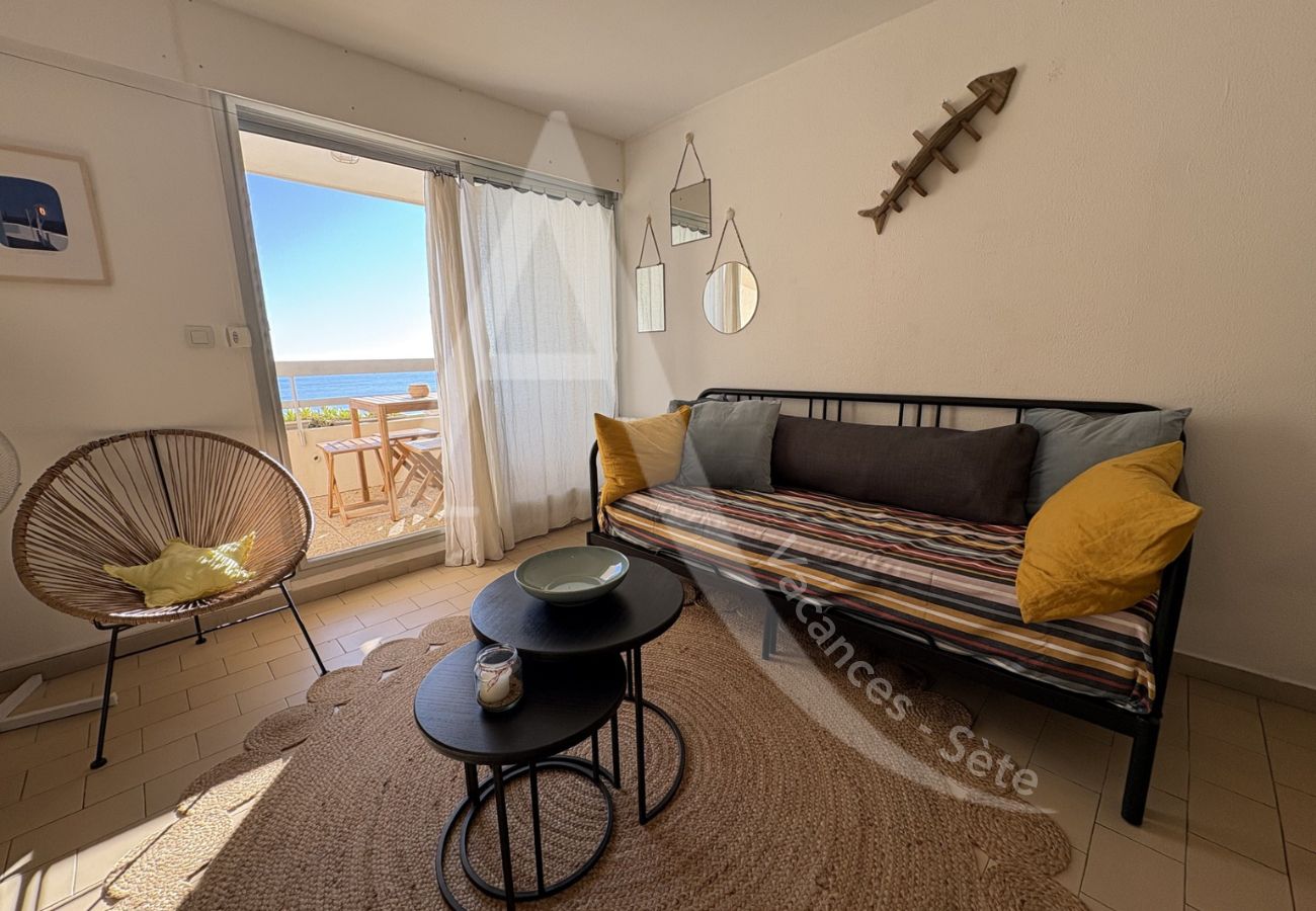 Ferienwohnung in Sète - 220 / SPACIEUX T3 VUE MER AVEC PARKING