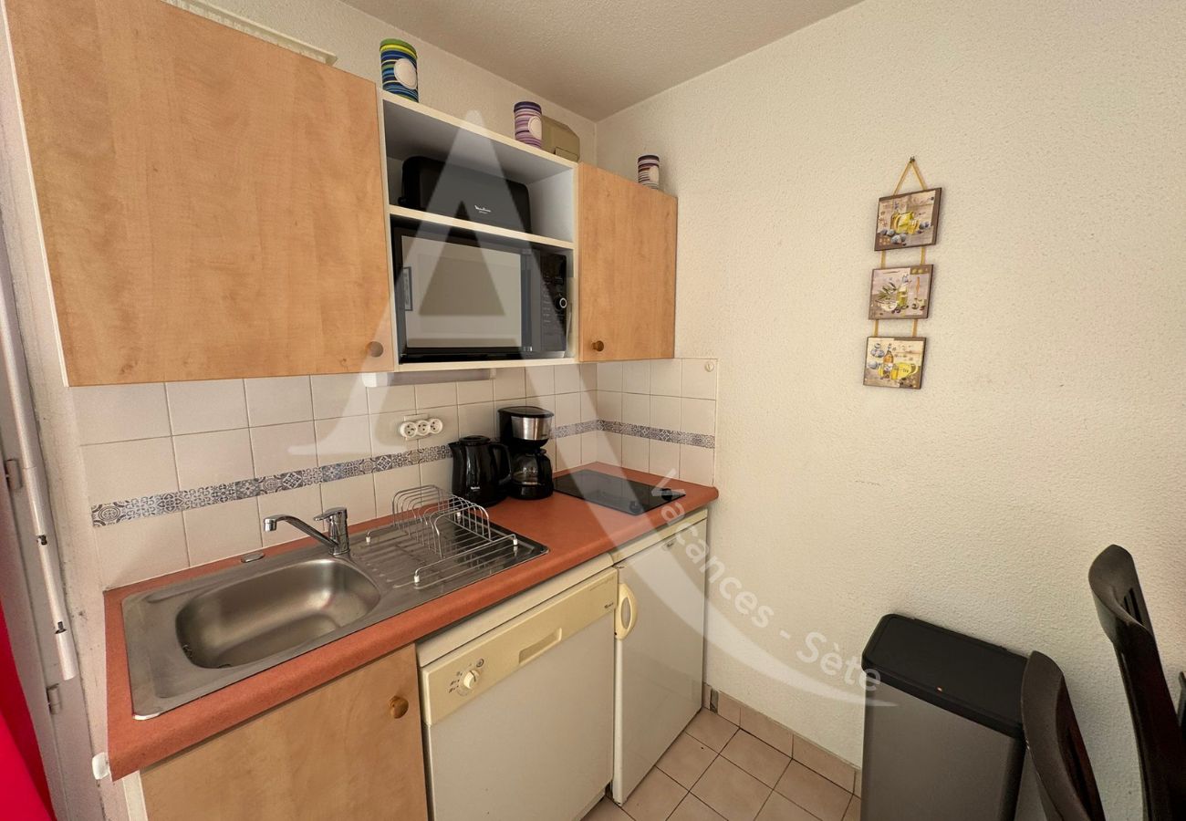 Estudio en Sète - 208 / STUDIO AVEC PARKING, PISCINE ET VUE MER 