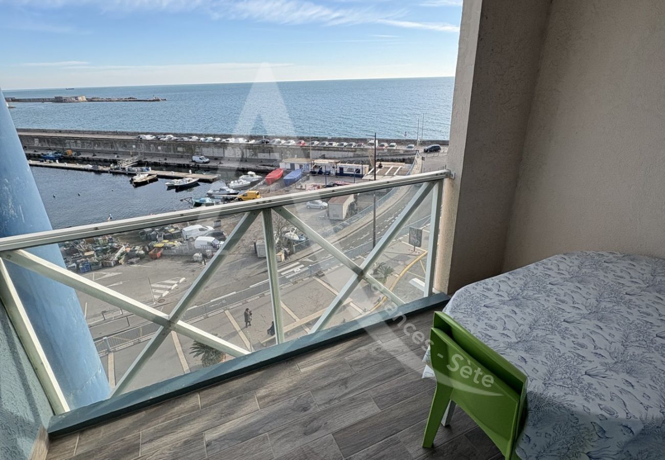 Apartamento en Sète - 033 / T2 AVEC PARKING, PISCINE ET VUE MER