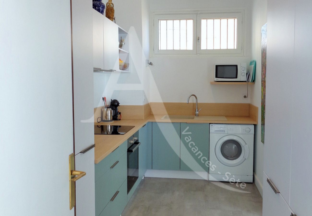 Apartamento en Sète - 158 / APT ET TERRASSE D'EXCEPTION, WI-FI ET GARAGE