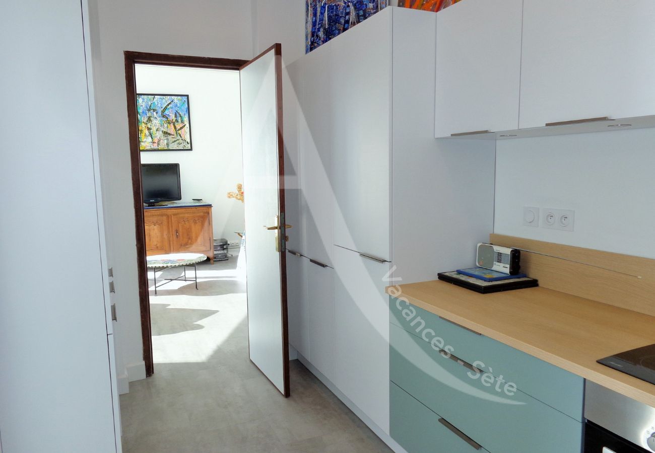 Apartamento en Sète - 158 / APT ET TERRASSE D'EXCEPTION, WI-FI ET GARAGE