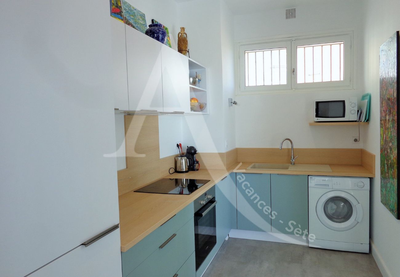 Apartamento en Sète - 158 / APT ET TERRASSE D'EXCEPTION, WI-FI ET GARAGE