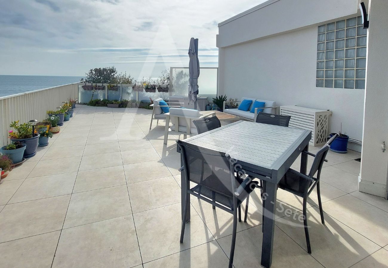 Apartamento en Sète - 158 / APT ET TERRASSE D'EXCEPTION, WI-FI ET GARAGE