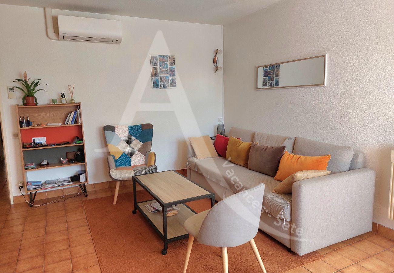 Apartamento en Sète - 134/ T2 SPACIEUX, CLIM SALON ET GARAGE