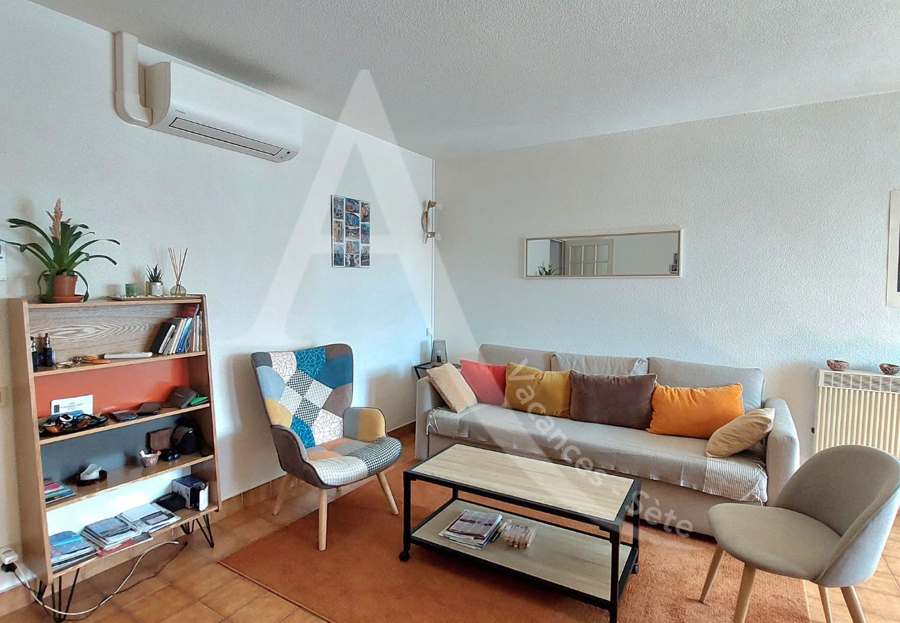 Apartamento en Sète - 134/ T2 SPACIEUX, CLIM SALON ET GARAGE