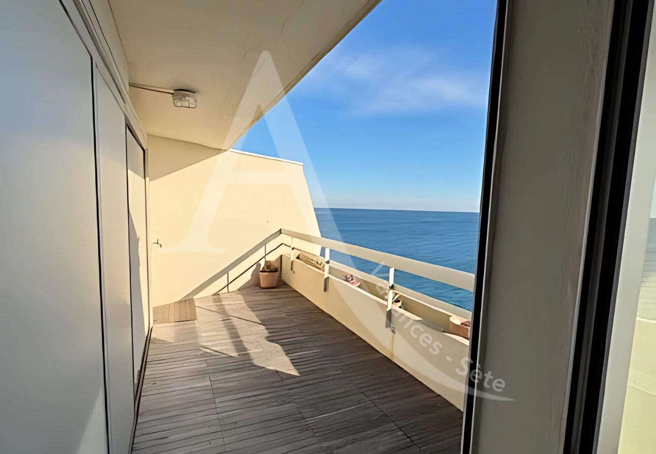 Apartamento en Sète - 492 / T2 VUE MER AVEC PARKING ET WI-FI