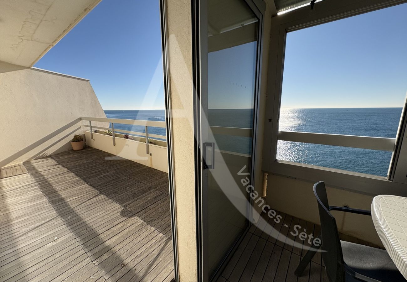 Apartamento en Sète - 492 / T2 VUE MER AVEC PARKING ET WI-FI