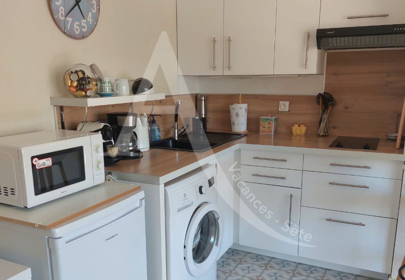 Apartamento en Sète - 363 / T2 AVEC CLIM SÉJOUR ET PISCINE