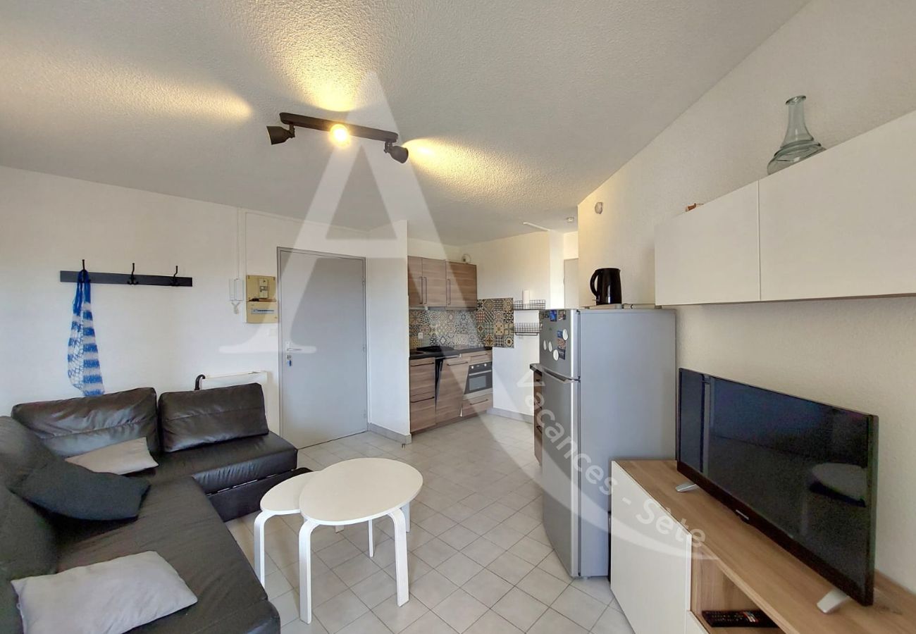 Apartamento en Sète - 344 / T2 CABINE PROCHE PLAGES + ACCÈS TENNIS