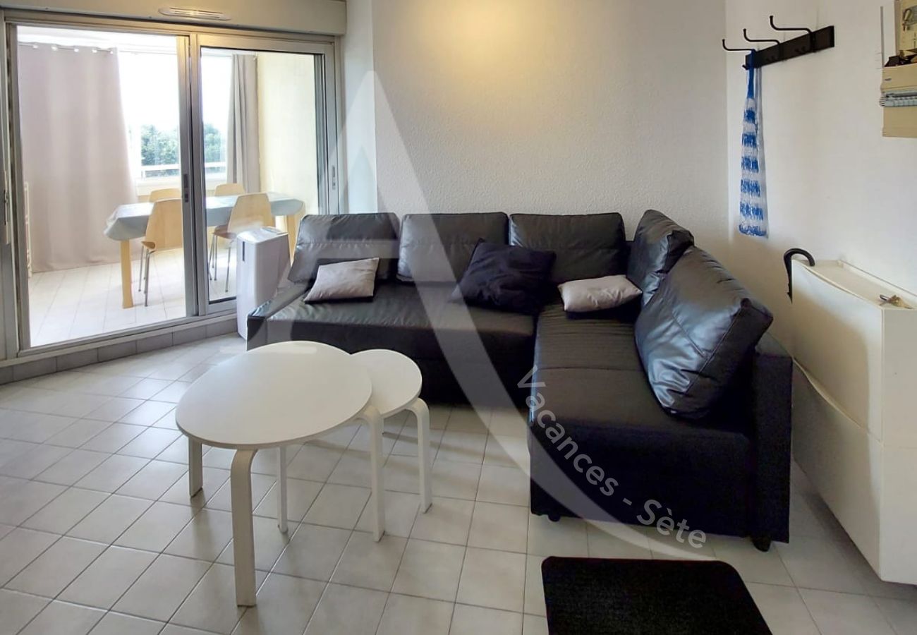 Apartamento en Sète - 344 / T2 CABINE PROCHE PLAGES + ACCÈS TENNIS